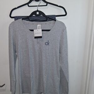 Calvin Klein Gray Pajama Set